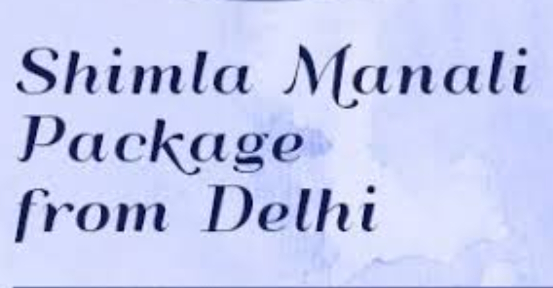 Shimla Manali Volvo Package from Chandigarh