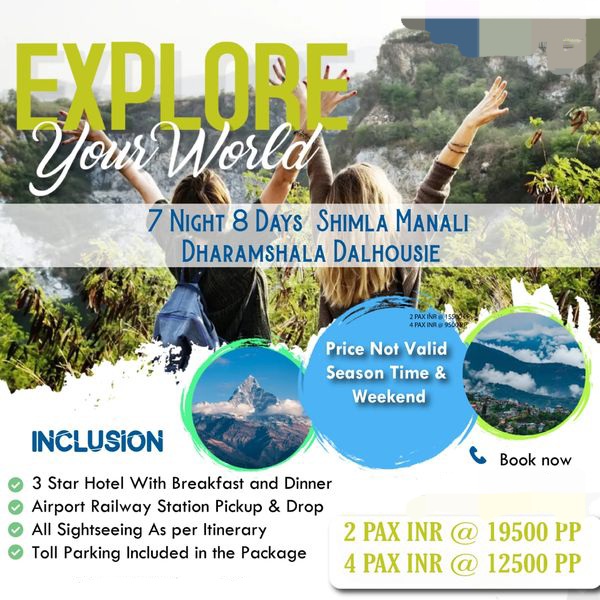 3 Nights 4 Days Delhi to Manali Volvo Package